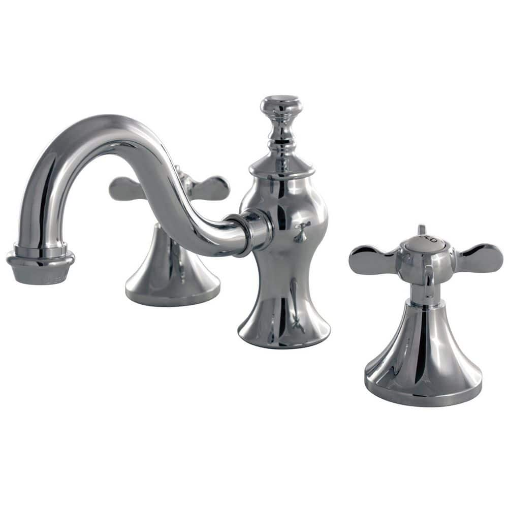 Kingston Brass Essex 2 Handle 8 In Widespread Bathroom Faucets With   Polished Chrome Kingston Brass Widespread Bathroom Faucets Hkc7161bex 64 1000 