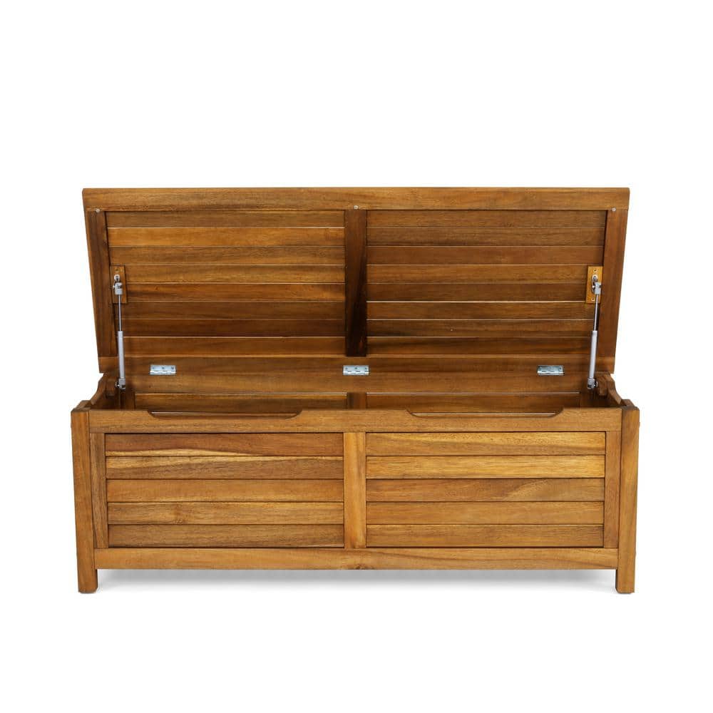 Maho Golden Teak Acacia Wood Outdoor Deck Box