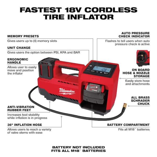 Milwaukee M18 18-Volt Lithium-Ion Cordless Electric Portable
