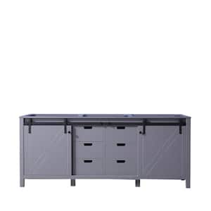 Marsyas 80 Inch Vanity Cabinet in Dark Grey