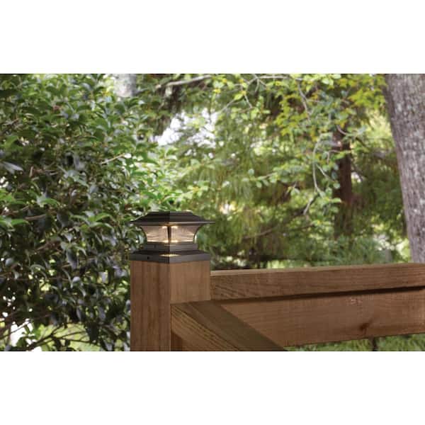 Details about   BRONZE SOLAR LED DECK POST CAP LIGHT 4"x4" 6"x6" Garden Patio Outdoor Lighting 