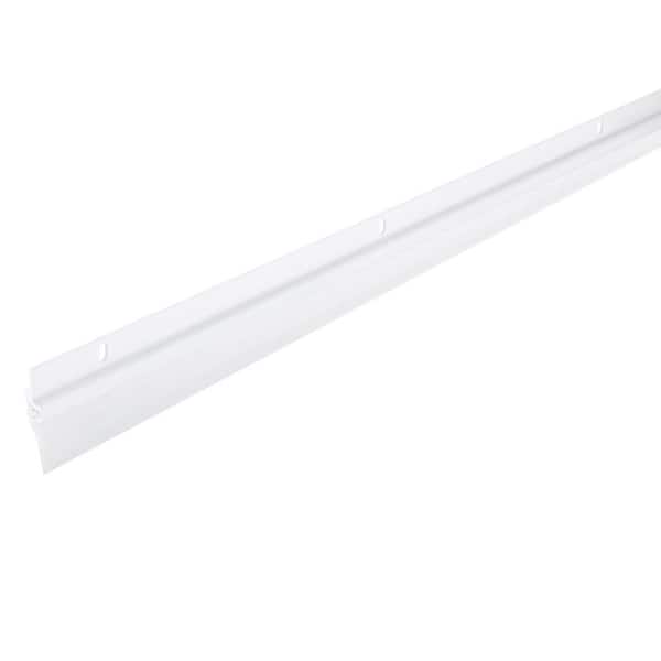 36 in. White Aluminum and Vinyl Standard Screw-on Door Sweep