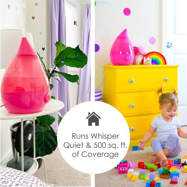 Crane 1 Gal. Drop Ultrasonic Cool Mist Humidifier for Medium