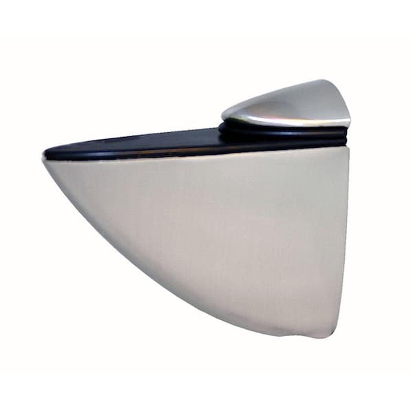 Mural 66 lb. 3 in. x 1 in. x 3 in. Chrome Metal Pelican Shelf Brackets