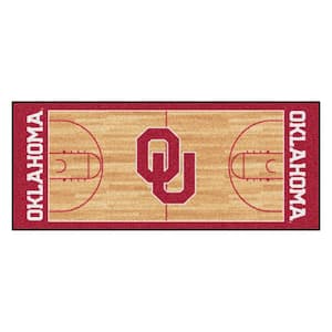Oklahoma Sooners Crimson 2.5 ft. x 6 ft. Court Runner Area Rug