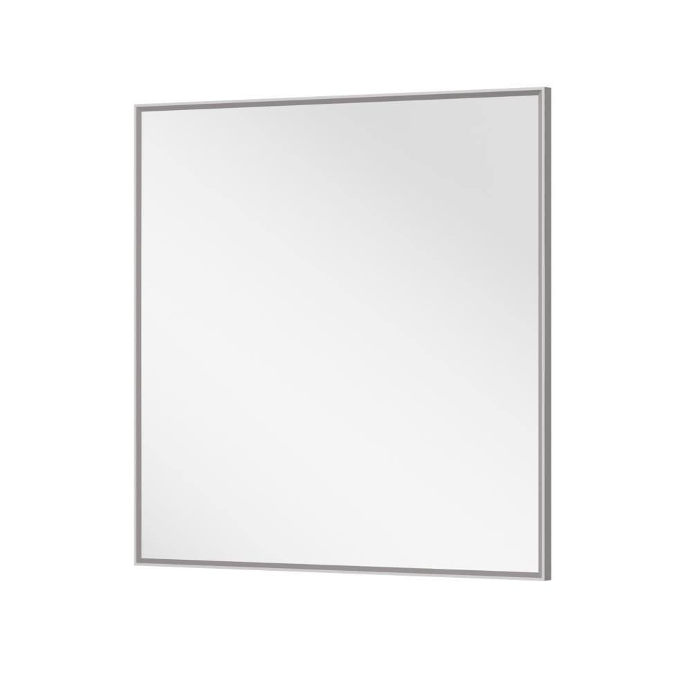 36 in. W x 36 in. H Beveled Edge Rectangle Aluminum Framed Wall Bathroom Vanity Mirror in Brushed Nickel price history on PriceWatchPro