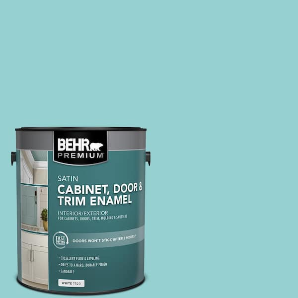 1 gal. #M460-3 Big Surf Satin Enamel Interior/Exterior Cabinet, Door & Trim Paint