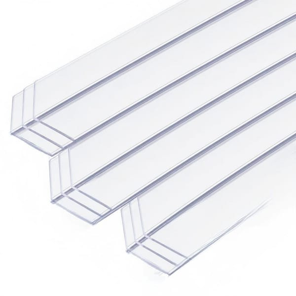 1-1/8 in. x 48 in. Wall Corner Protector Guards, Vinyl Corner Trim Molding for Door, Furniture, Cabinet (10-Pack)