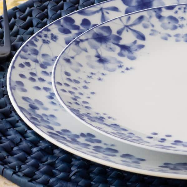 Noritake Bloomington Road Blue (Blue) Porcelain 12-Piece