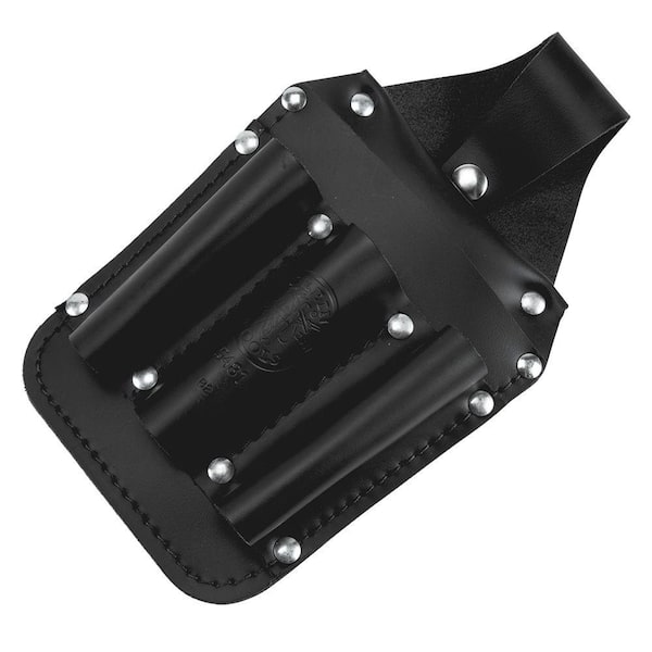 Tool Pouch, Leather Pocket Tool Organizer, 6-Pockets, 5.75x2.5x10-Inch