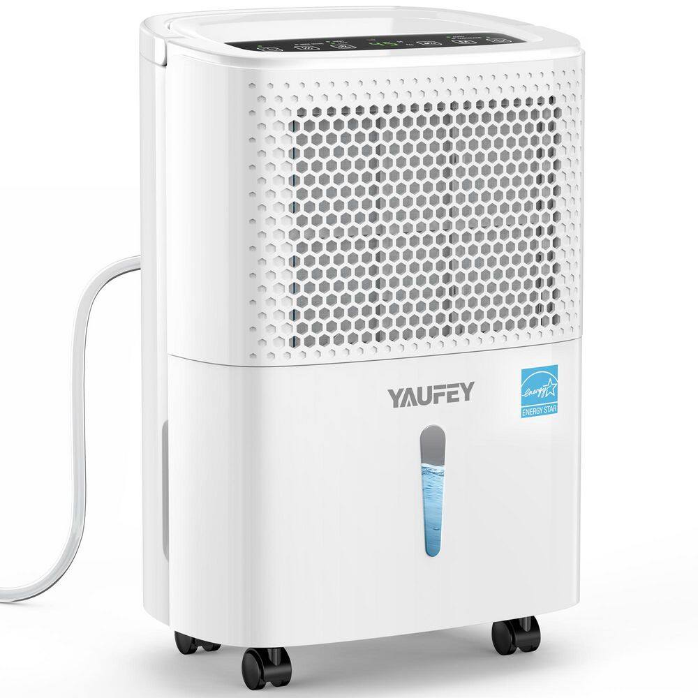 31.6 pt. 2,000 sq. ft. Energy Star Dehumidifier in White with Bucket, Humidity Control and Timer for Home, Basement price history on PriceWatchPro