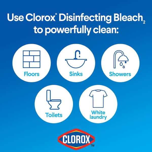 Clorox 81 oz. Concentrated Regular Disinfecting Liquid Bleach Cleaner  (6-Pack) C-311934849-6 - The Home Depot