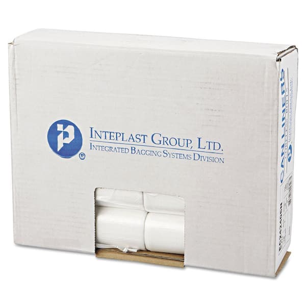 Inteplast 10 Gal. High-Density Clear Can Liner (Case of 20)