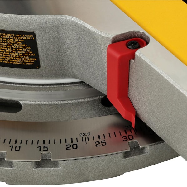 DEWALT - 15 Amp Corded 12 in. Double Bevel Sliding Compound Miter Saw w/Blade Wrench, Material Clamp & Compact Miter Saw Stand