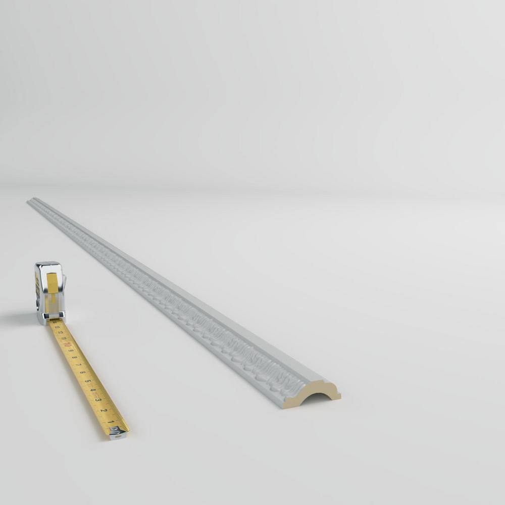 Oliver 94.5" Gray Polyurethane Crown Moulding