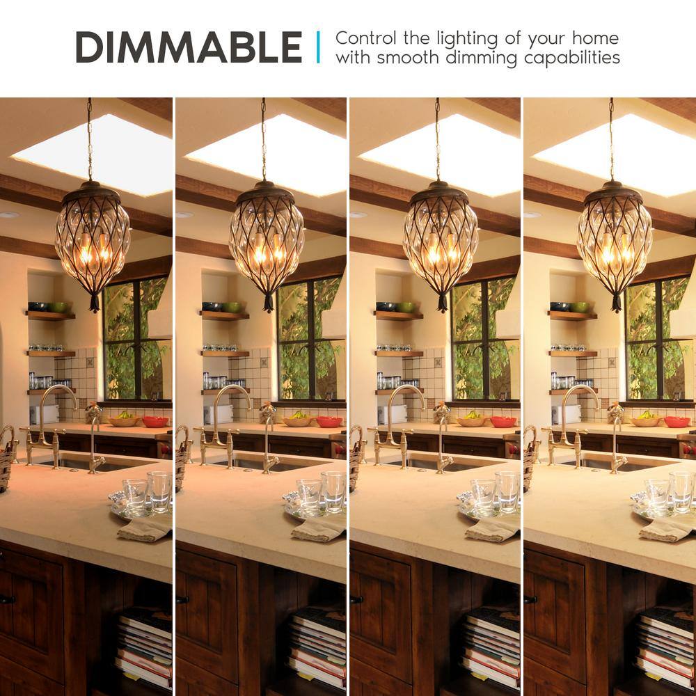 Dimmable Warm White LED Candelabra Light Bulbs, 24-Pack