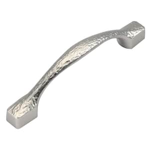 Bedrock Collection 3 in. (76 mm) Center-to-Center Flat Nickel Cabinet Door and Drawer Pull