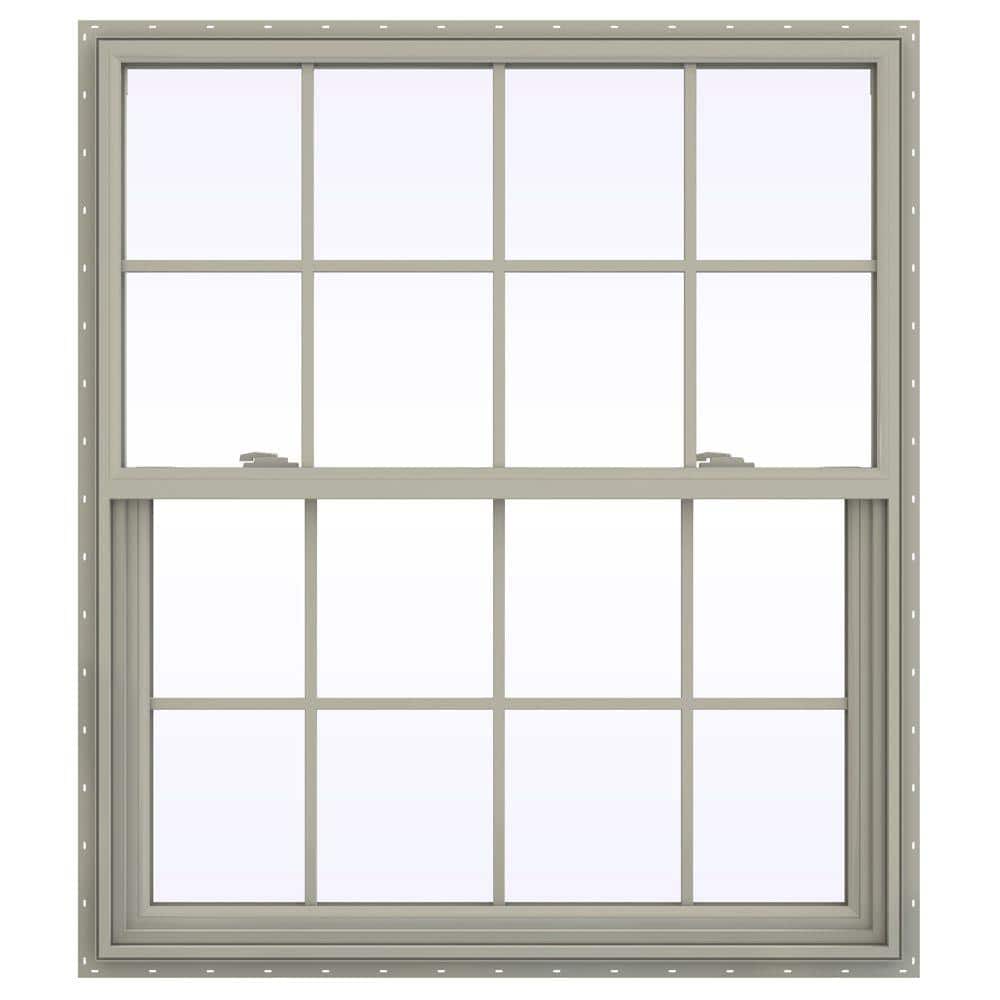 JELD-WEN 41.5 in. x 53.5 in. V-2500 Series Desert Sand Vinyl JELD-WEN 41.5 in. x 53.5 in. V-2500 Series Desert Sand Vinyl
