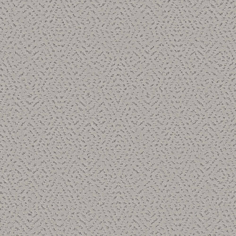8 in. x 8 in. Pattern Carpet Sample - Soothing Step - Color Silver Spoon price history on PriceWatchPro