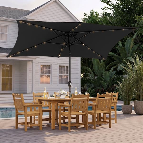 abba patio 8x10 umbrella Abba Patio 10FT Vienna Offset Patio Umbrella Outdoor Cantilever Umbrella  with 360 Rotation Design and Easy Tilt Adjustment UV 50+ Protection 8 Ribs  for Backyard Garden Deck Pool Patio, Brown : Patio, Lawn & Garden