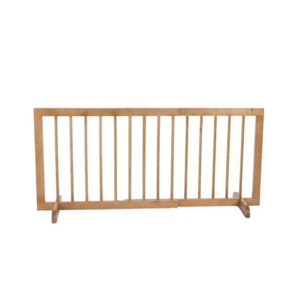 Cardinal Gates 20 in. H x 28 in. to 51.75 in. W x 2 in. D Oak Step Over Gate