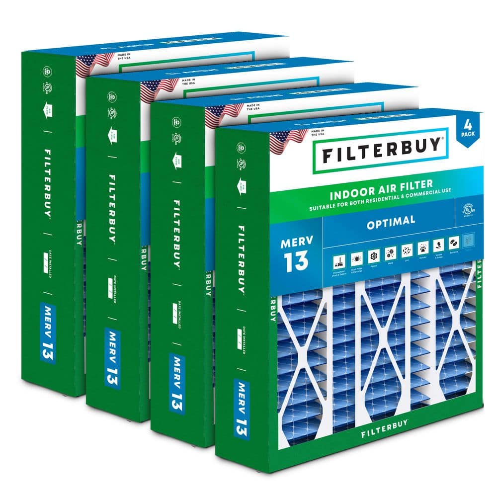20 in. x 25.25 in. x 3.5 in. MERV 13 (FPR 10) Health Defense Pleated HVAC AC Furnace Air Filters for Aprilaire (4-Pack) price history on PriceWatchPro