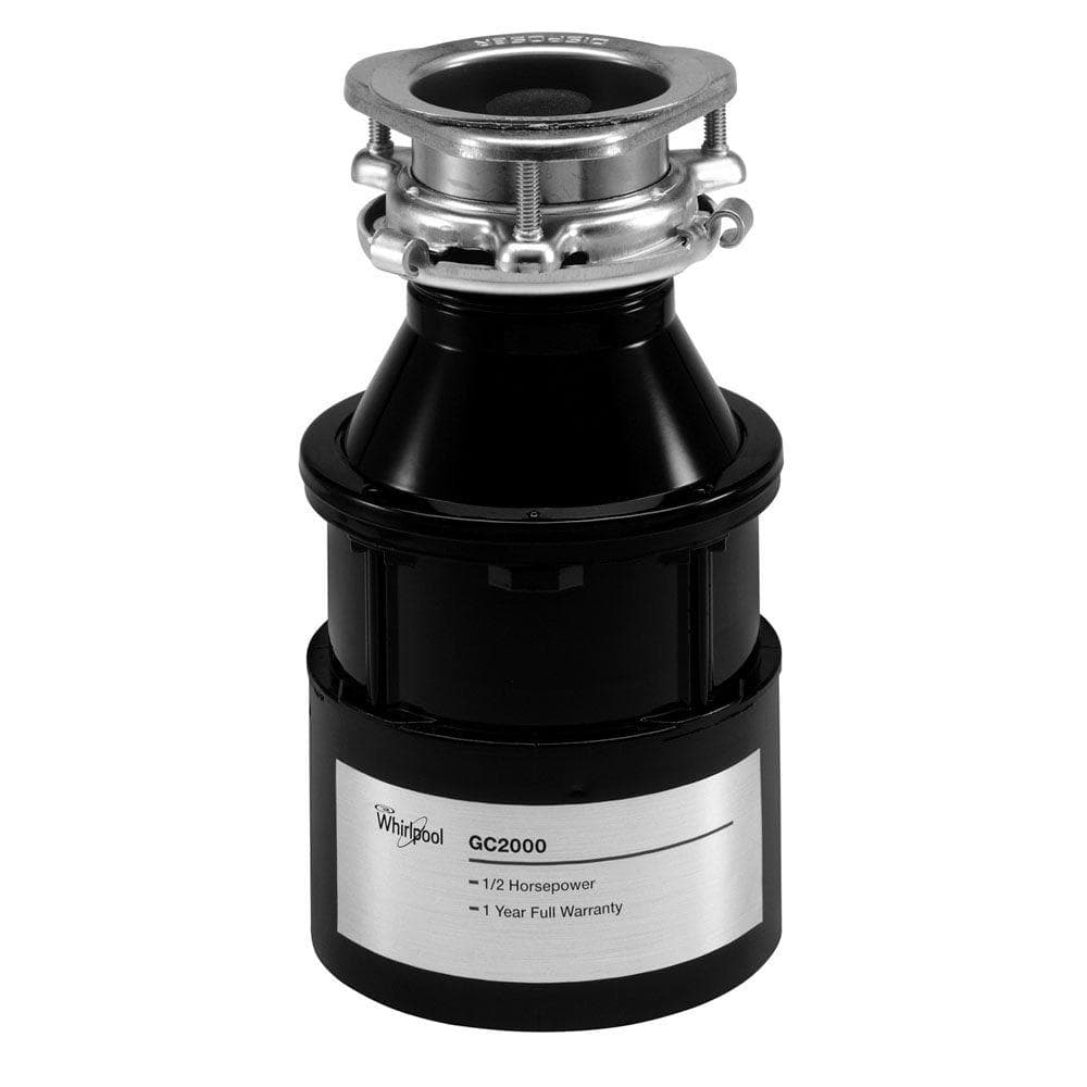 Whirlpool 1/2 HP Continuous Feed Garbage Disposal GC2000PE - The Whirlpool 1/2 HP Continuous Feed Garbage Disposal GC2000PE - The