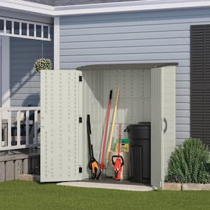 53 in. x 32.5 in. x 71.5 in. Covington Large Plastic Vertical Shed