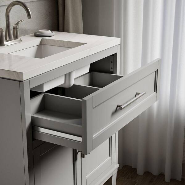 KOHLER Chesil 30in. Single Sink Freestanding Atmos Grey Bath