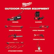 M18 FUEL 18V Lith-Ion Brushless Cordless Electric String Trimmer/Blower Combo Kit w/Pole Saw Hedge Trimmer (4-Tool)