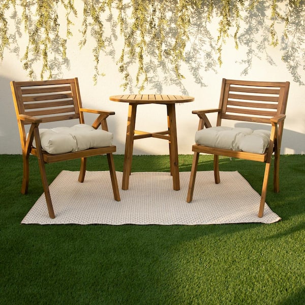 Tan best sale chair cushions