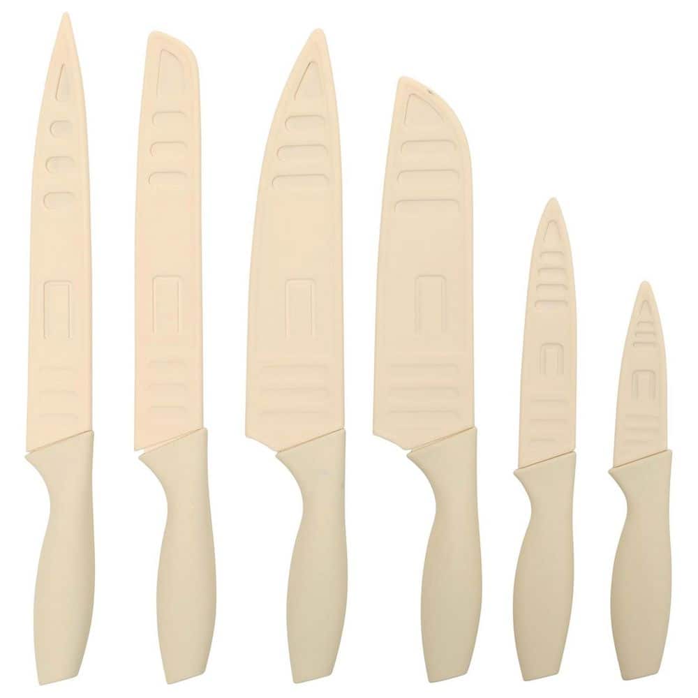 Nonstick Stainless Steel 12 Piece Cutlery Set in Linen price history on PriceWatchPro
