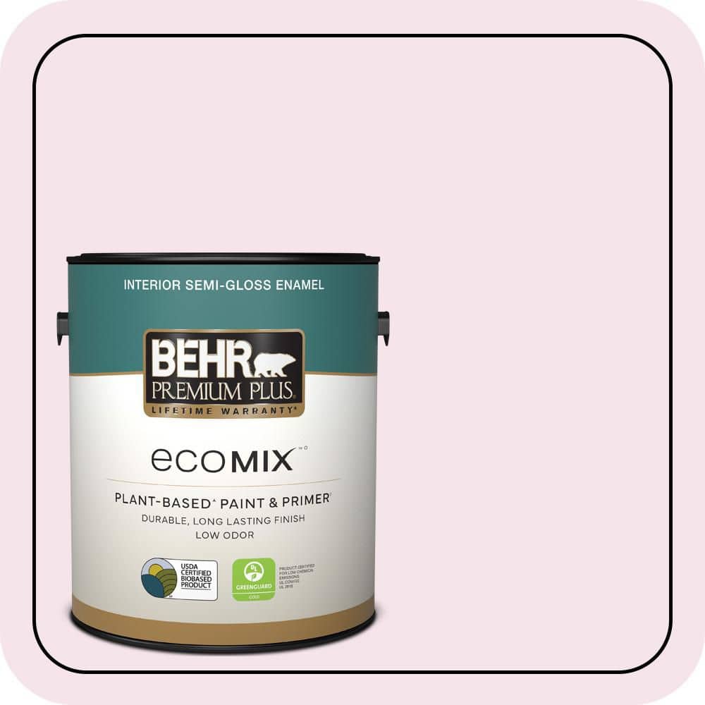 1 gal. #690A-1 Zephyr Semi-Gloss Enamel EcoMix Plant-Based Interior Paint & Primer price history on PriceWatchPro