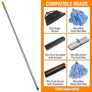 48 in. 3-Part Replacement Mop and Broom Pole