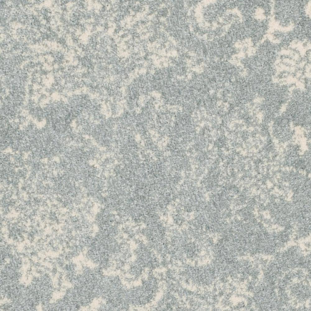 Adirondack Slate and Ivory Round Synthetic Area Rug