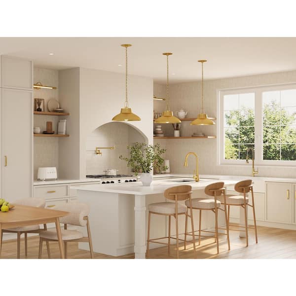 EVERSTEIN 21.26 in. Single-Handle Pull-Down 2-Sprayer Kitchen