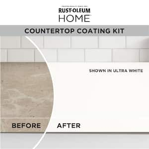 1 qt. Ultra White Satin Interior Countertop Paint Kit