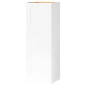 Shaker Assembled 15x42x12 in. Wall Kitchen Cabinet in Satin White