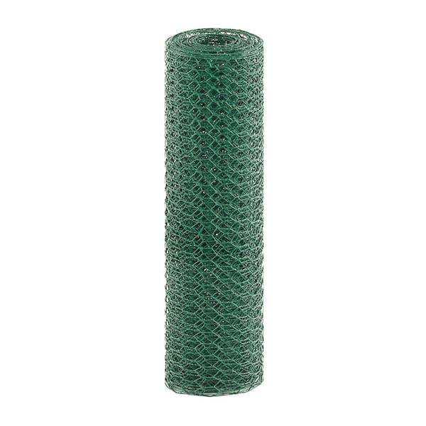 Angel Sar 17 in. x 17 ft. Chicken Wire Fencing Mesh, 0.6 in. Hexagonal Galvanized Hardware Cloth for Coop Barrier Rabbit Cage
