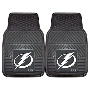 Tampa Bay Lightning 18 in. x 27 in. 2-Piece Heavy Duty Vinyl Car Mat