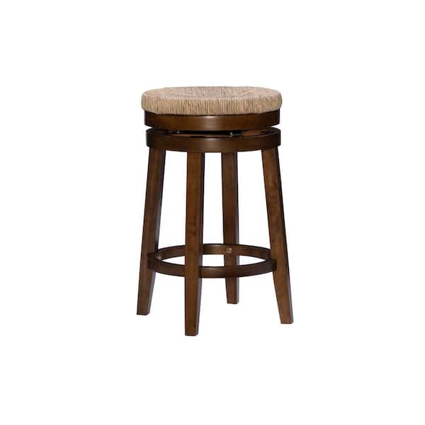 Powell Company Powell Mesquite Walnut 26.5 in. Swivel Counter Stool