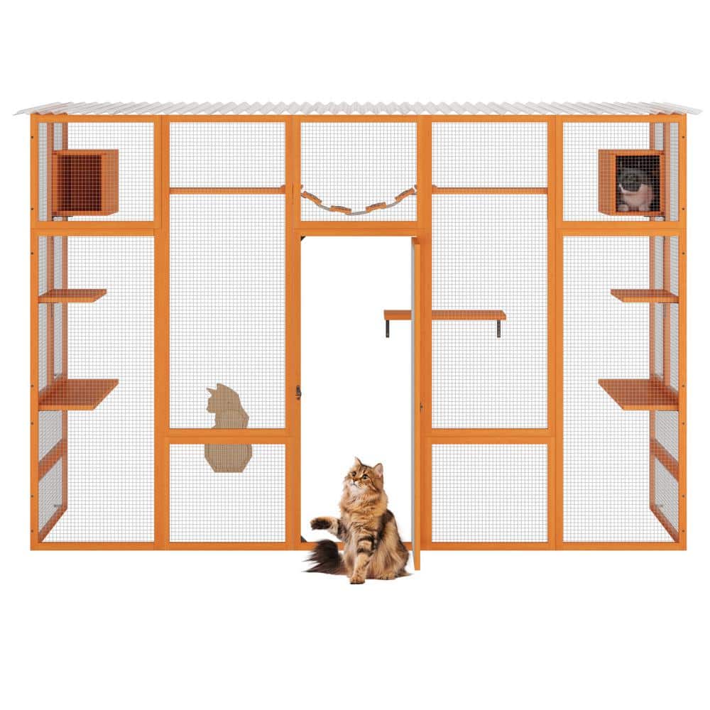 Wooden Cat Cage Large Playpen, Catio price history on PriceWatchPro