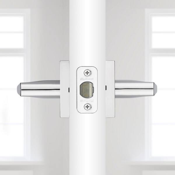 Lisbon Polished Chrome Square Passage Hall/Closet Door Lever Lisbon Polished Chrome Square Passage Hall/Closet Door Lever
