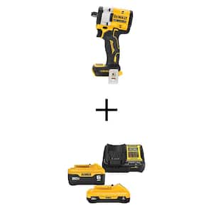 ATOMIC 20V MAX Cordless Brushless 1/2 in. Impact Wrench with 20V MAX XR Premium Lithium-Ion 6.0Ah and 4.0Ah Batteries