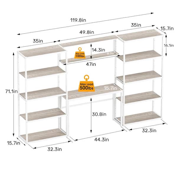 FLEXIMOUNTS FRK5SA Series 120 in. W x 71 in. H x 16 in. D Heavy