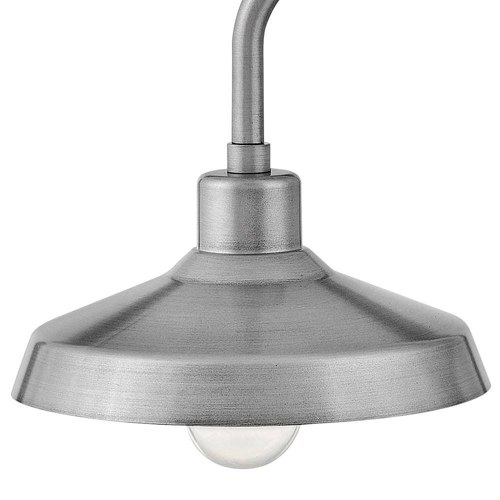 Antique Brushed Aluminum Dimmable Lantern Wall Light