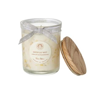 14.1 oz. Soy Wax Water Lily Mist Scented Candle