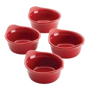 4-Piece Red Ceramics Bakeware Set