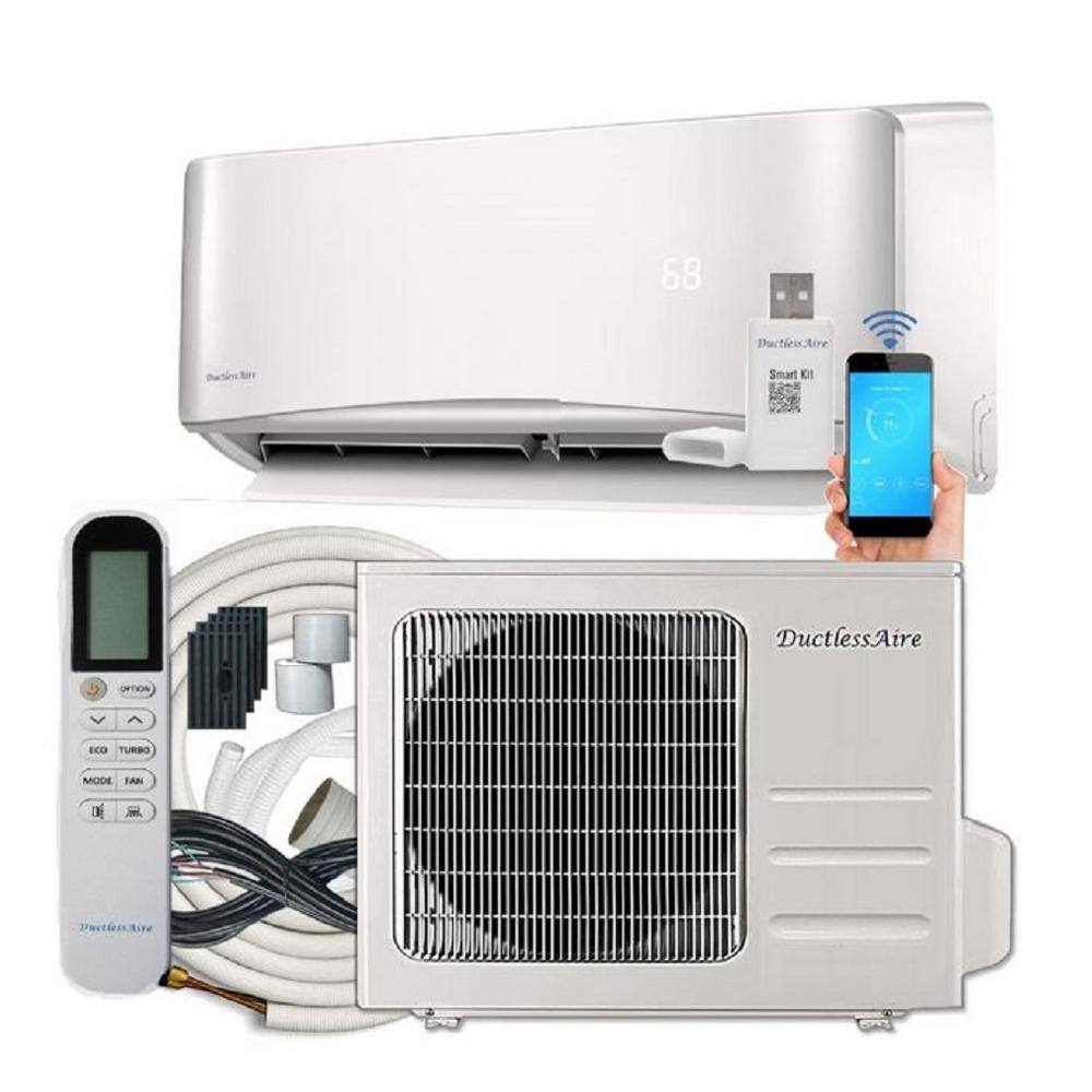 19 SEER 24,000 BTU 2 Ton Ductless Mini Split Air Conditioner with Heat Pump Variable Speed Inverter - 220V price history on PriceWatchPro