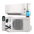19 SEER 24,000 BTU 2 Ton Ductless Mini Split Air Conditioner with Heat Pump Variable Speed Inverter - 220V